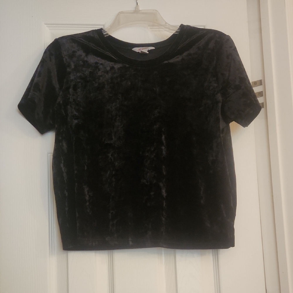 Black Velvet Women's Top
